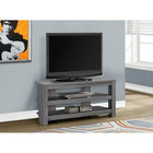 Monarch Specialties - 2566 Meuble Tv - 42 po L/En Coin Gris-Bois d'ingénierie gris