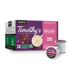 Timothy’s - Capsules K-Cup de café Chai Latte gourmand - pour les cafetières Keurig - paquet de 12-Compatibilité : ce produit peut être utilisé avec les machines à café Keurig