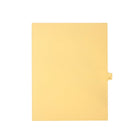 Mark Maker – Onglets séparateurs juridiques beiges, 1/26 onglets, format lettre, sans trous, lettre O, 25/paquet-Onglets séparateurs beiges, 1/26 onglets