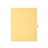 Mark Maker – Onglets séparateurs juridiques beiges, 1/26 onglets, format lettre, sans trous, lettre O, 25/paquet-Onglets séparateurs beiges, 1/26 onglets