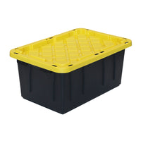 Ramtuff – Bac robuste, 64 L, noir/jaune-Capacité : 68 pintes