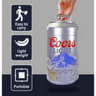 Coors Light - Mini réfrigérateur portatif de 8 canettes-Adaptateurs de 12 V CC/110 VCA inclus