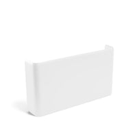 Poppin - Pochette murale, blanc (105094)-Composé de polystyrène plastique solide au fini mat