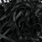 JAM PAPER - elastiques colores, Taille 64, Paquet de 100, Noir-Quantite : 100 elastiques reutilisables par paquet