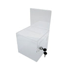 Futech Urne 8 "L x 8" H, Claire-Cube 8 "lx 8" h