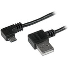 StarTech.com - Câble micro USB avec connecteurs coudés à angle droit, mâle/mâle, 1 m (3 pi)-Connectez votre appareil à votre ordinateur même dans les zones difficilement accessibles et les espaces restreints