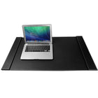 Coussin de bureau SUM Life Edge-34" x 20" - noir-Facile à nettoyer. Fabriqué en cuir PU résistant et durable, utilisez simplement un chiffon pour l'essuyer, très facile à nettoyer, un chiffon humide serait préférable s'il y a trop de saleté dans le tapis