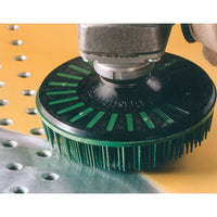 3M - Disques Radiaux Bristle Pour Meuleuses Angulaires Scotch-Brite, Céramique, Grain 120, 4-1/2po Dia., paquet de 2-Matériau abrasif Céramique