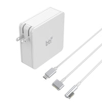 BTI Adaptateur secteur Apple MacBook de remplacement-MacBook / MacBook Air/Macbook Pro-Blanc-87 watts