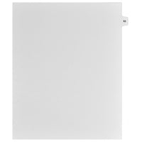 Markmaker - Intercalaires imprimes Legal, Blanc, 1/15th coupe, format lettre, sans trous, 25 tabs/PQT, 5 PQT/Boite, Numero 62-Intercalaires imprimes Legal