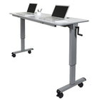 Luxor ? Table réglable de 72 po avec dessus rabattable (STAND-NESTC-72)-Dimensions : 71 larg. x 23,6 prof. x 30 à 45,25 haut. (po)