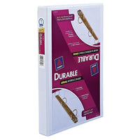Avery® – Reliure de présentation durable à anneaux ronds, format légal, 1 po, blanc-La construction solide est idéale pour des consultations fréquentes