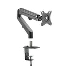 Uplite - Support de bureau à ressort à gaz pour moniteur unique, entièrement réglable, jusqu'à 32", noir-Le moniteur peut être placé dans des formes portrait ou paysage