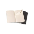 Moleskine – Cahier journal, page blanche, avec poche, couverture souple, noir, 3,5 po x 5,5 po-64 pages, format page blanche