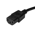 StarTech Cordon d'alimentation NEMA 5-15P à C13 plat, 15 pi-Conçu pour supporter 125V à 10A