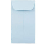 JAM Paper Enveloppes à monnaie no 6, 3 3/8 x 6 po, bleu poudre, 500/paquet-Enveloppes à monnaie