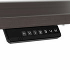 Bureau assis-debout à hauteur réglable 72 po x 30 po Move 40 Series de Bush Business Furniture - gris orage/gris métallique-Le bureau ajustable s’élève de 28 à 48 po à une vitesse de 1.25 po par seconde