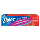 Ziploc - Sacs de rangement tout-usage à glissières doubles, grands, bte/20-Le sac qui garde la fraîcheur tout en bloquant l'entrée d'air  