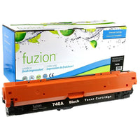 fuzion - HP 307A (CE740A) Cartouche De Toner Remanufacturée - Rendement Standard - Noir-Couleur d'encre: Noir