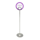 FuTECH - Porte-carte de table PCHC18, 8 po de haut, 10/paquet-Matériau : acier inoxydable
