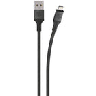 Scosche - câble tressé de recharge et synchronisation Strikeline de première qualité USB-A à Lighting - gris-Notre connecteur Lightning est certifié Apple MFI pour garantir sa compatibilité avec tout appareil Apple Lightning