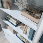 Sauder - 434924 La Collection Morgan Main Bibliothèque - Finition White-5