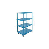 Kleton – Chariot à tablettes robuste, Nombre de tablettes : 4, Profondeur globale : 30 po-Nombre de tablettes : 4