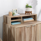 Sauder 426295 La Collection Portage Park- Surmeuble, Finition Kiln Acacia-30.354 x 11.496 x 5.984