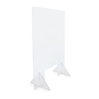 Eddie’s Hang-Up Display. Bouclier/barrière de protection de caissier au comptoir y compris les pieds, 23 po L x 32 po H-Écran de protection des caissiers (protection anti-éternuements des caissiers)