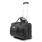 Bugatti - Mallette d'affaires sur roulettes, 15,6 po, noir-Mallette d'affaires sur roulettes