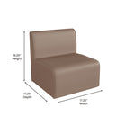 Flash Furniture - Mobilier modulaire Bright Beginnings de qualite commerciale pour salle de classe, sieges souples (MKKE15693)-Expedie entierement assemble et prêt à être utilise,