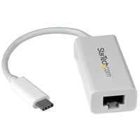 StarTech.com - Adaptateur USB-C vers réseau Gigabit, blanc-Ajoutez un port de connexion réseau Gigabit Ethernet à votre ordinateur à l’aide de la toute dernière technologie USB 3.1 de 1re génération (5 Gb/s) et d’un port USB-C