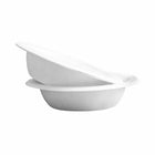 Globe Commercial Products - 16 oz Bols Bagasse - 1000 pack-Bagasse blanche (100% fibre de canne à sucre)