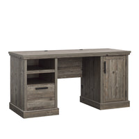 Sauder - La Collection Aspen Post Bureau - Finition Pebble Pine-Bureau