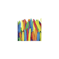 Chenille Craft - Plumes de canard aux couleurs vives, 96 pièces-Type : Plume