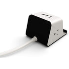 Station de Recharge Sans Fil AnthroDesk - Blanche-COMPATIBLE: Avec chargeur sans fil 5V / 1A et une prise d'alimentation sur le côté, compatible avec tous les appareils conformes à la norme Qi, comme l'iPhone 11, l'iPhone 11 Pro / Pro Max, le Galaxy S20, le Galaxy S10, etc.
