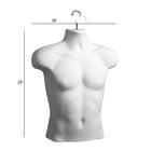 Eddie's - Formes suspendues pour hommes - Plastique dur - Blanc - Paquet de 2 (155739-2)-Blanc