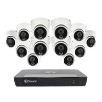 Swann - Pro Enforcer Système de sécurité NVR Ultra HD 4K 16 canaux - Blanc-Système de sécurité NVR Ultra HD 4K à 12 caméras et 16 canaux