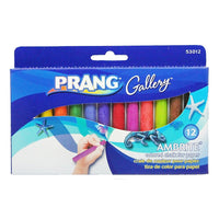 Craie de papier ambrite Dixon Prang, 12 couleurs, paquet de 72-Les couleurs assorties se mélangent et brunissent facilement.