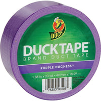 Duck Tape® – Ruban à conduits de couleur, Mauve duchesse-Parfait pour réparations, code-couleur, mode, artisanat et projets spéciaux