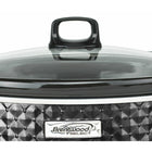 Brentwood Mijoteusecolour Select 7QT noir-Pot en céramique amovible
