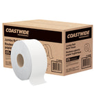 CoastWide Professional - Papier Hygiénique Géant - 1000' - Paquet de 6-L'épaisseur de deux couches offre une résistance et une durabilité accrues