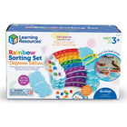 Learning Resources - Rainbow Sorting Trays Édition salle de classe-Les pinces à moteur fine en forme d'étoile renforcent la force et la coordination de la main !