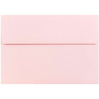 JAM Paper Enveloppes format invitation avec fermeture gommée, 5 1/4 x 7 1/4 po, rose pastel pâle, 1000/paquet-Rose pastel pâle