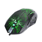 Marvo – Souris optique de jeu filaire 3200 PPP, rétroéclairage 7 couleurs, 6 boutons-Molette de défilement en caoutchouc pour une sensation améliorée