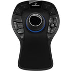 3D Connexion – Souris USB SpaceMouse™ Pro, noir/bleu-Il suffit de pousser, tirer, incliner ou faire tourner la molette du contrôleur pour réaliser simultanément des panoramiques, zooms et rotations de votre modèle ou de votre caméra, avec précision et de manière intuitive