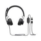 Casque filaire supra-auriculaire Zone Wired de Logitech (Microsoft Teams)-Micro-casque supra-auriculaire sans fil