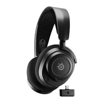 SteelSeries - Artics Nova 7 Casque PC sans fil - Noir-Conducteurs haute fidélité pour une qualité audio supérieure avec un son spatial immersif à 360 degrés et un égaliseur paramétrique inédit dans les jeux