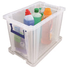 Boîte de rangement ProStoreMC 18,5L-Maximisez votre espace au sol, suffisamment solide pour être empilé grâce à la base et aux coins doublement renforcés