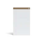 TRU RED - Bloc-notes à réglure large, 8,5 x 14 po, blanc, 50 feuilles/bloc, paquet de 12-Les blocs-notes à réglure large sont parfaits pour garder l’écriture nette et lisible